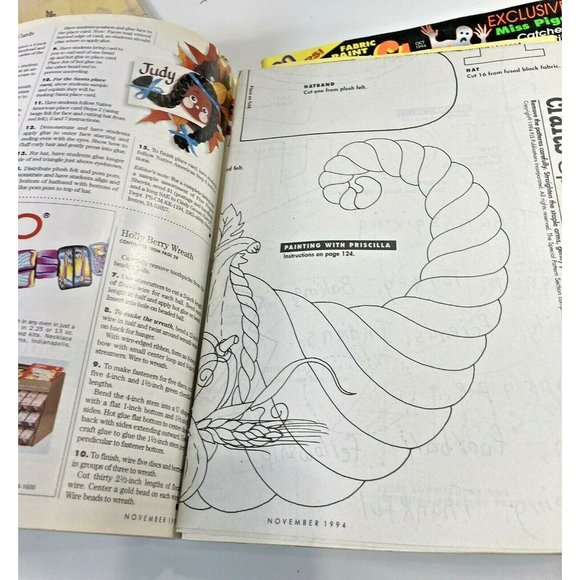 15 Vintage 1990's Crafts Magazine Lot Women's Circle Country Sampler Christmas - Picture 3 of 9